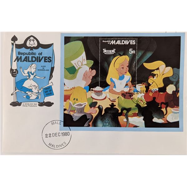 Disney's Alice In Wonderland Commemorative First Day Cover