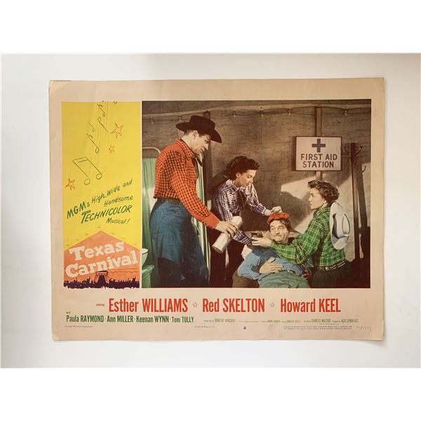 Texas Carnival original 1951 vintage lobby card