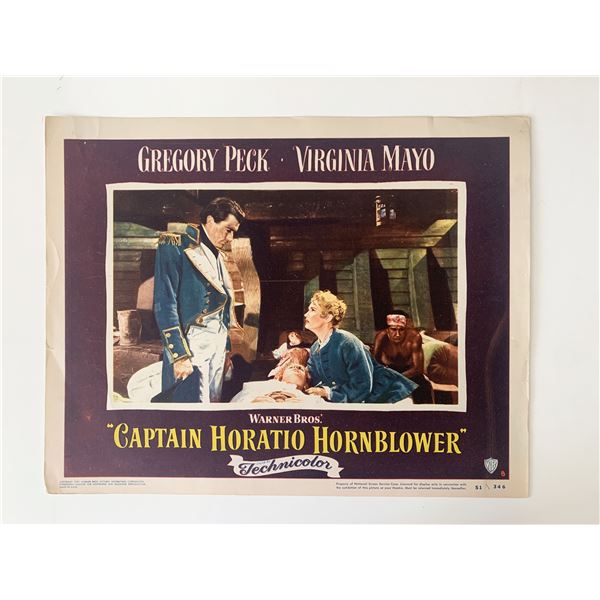 Captain Horatio Hornblower original 1951 vintage lobby card