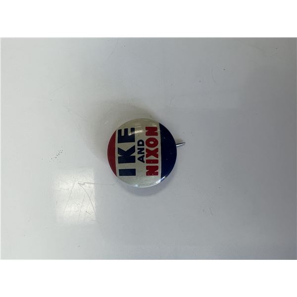 Ike and Nixon Presidential campaign pin