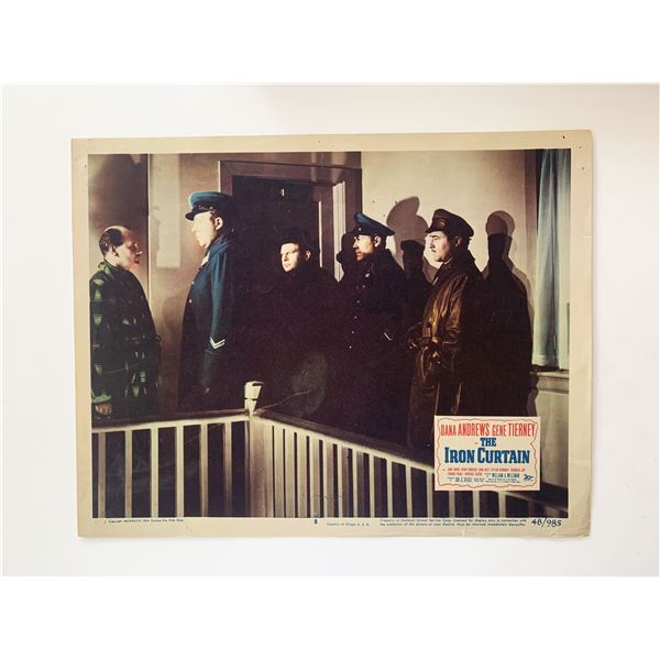 The Iron Curtain original 1948 vintage lobby card
