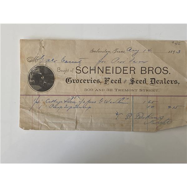1893 signed document