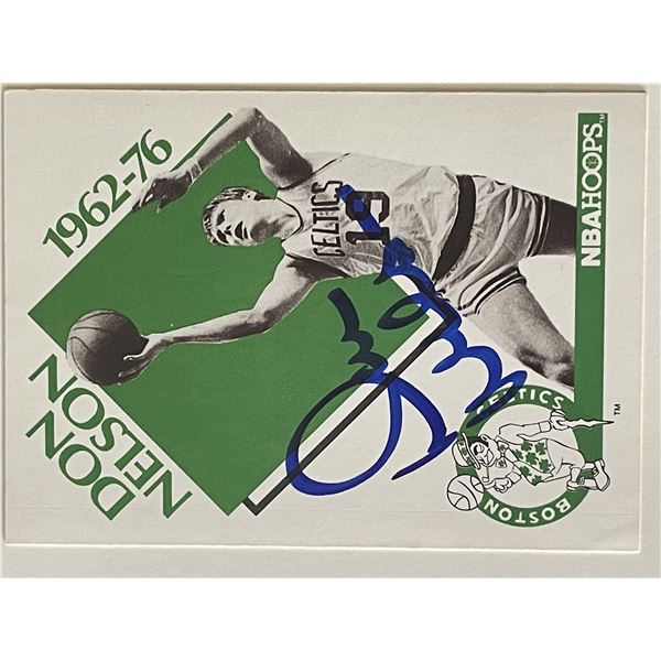 Boston Celtics Don Nelson 1990 NBA #345 signed trading card