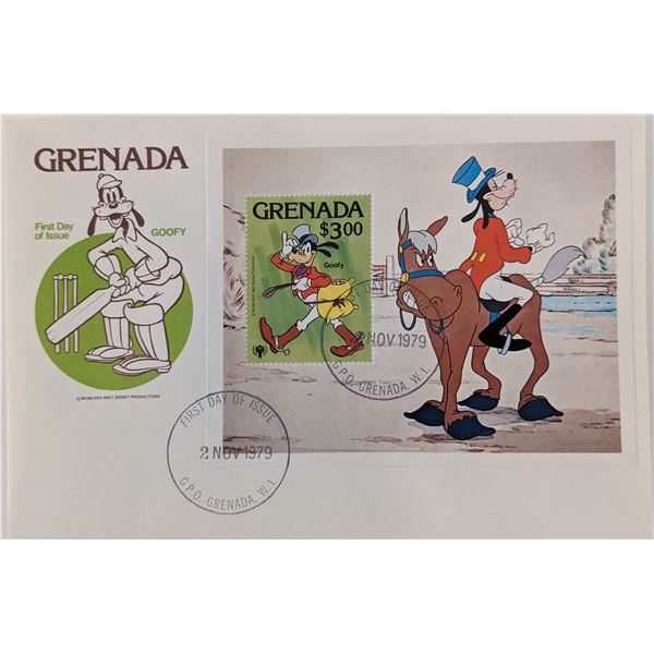 Grenada 1979 Disney's Goofy Commemorative First Day Cover