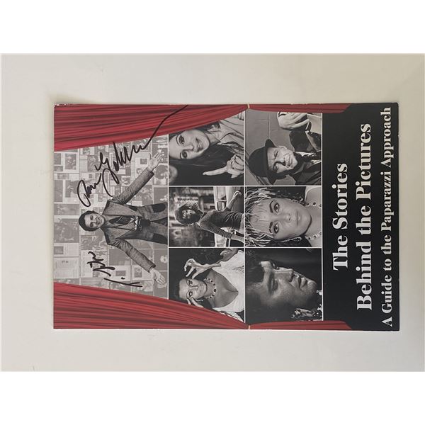 Photographer Ron Galella signed promo card