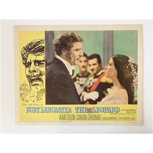 The Leopard original 1963 vintage lobby card
