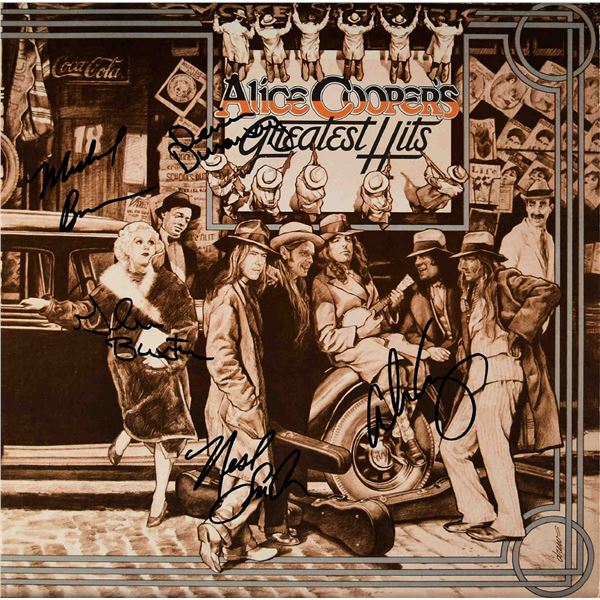 Alice Cooper signed Greatest Hits album
