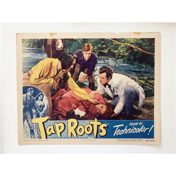 Tap Roots original 1948 vintage lobby card