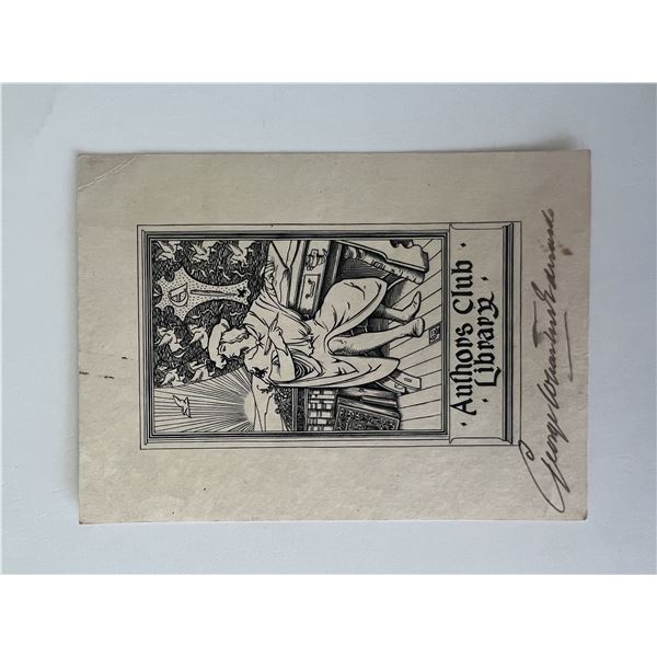 George Wharton Edwards original signature