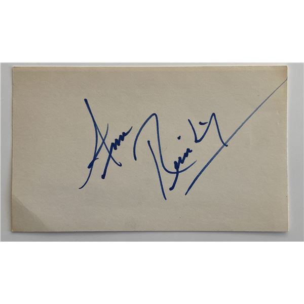 Ann Reinking original signature