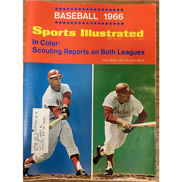 Sports Illustrated 1966 Dick Groat Issue