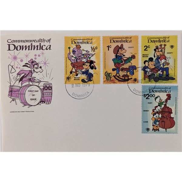Dominica 1979 Disney Commemorative First Day Cover