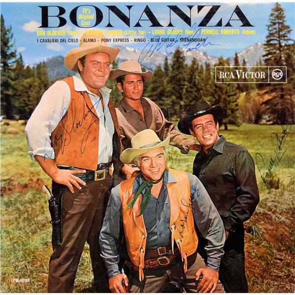 Bonanza TV’s Original Cast signed soundtrack