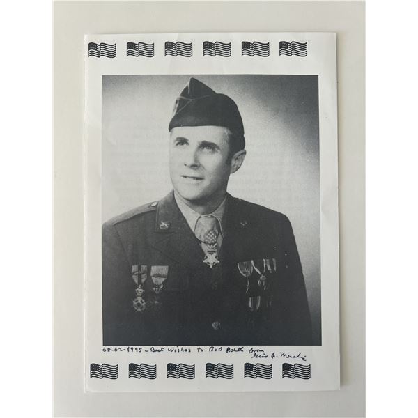 WWII Gino J. Merli signed photo