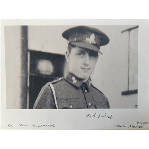 WWII Alfred Davies signed photo