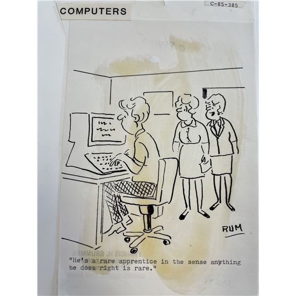 Frank Brummer Original Cartoon