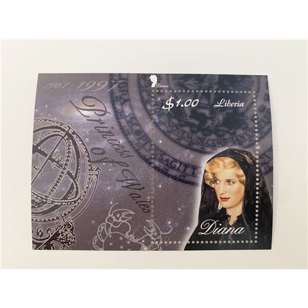 Liberia Diana Princess of Wales commemorative stamp