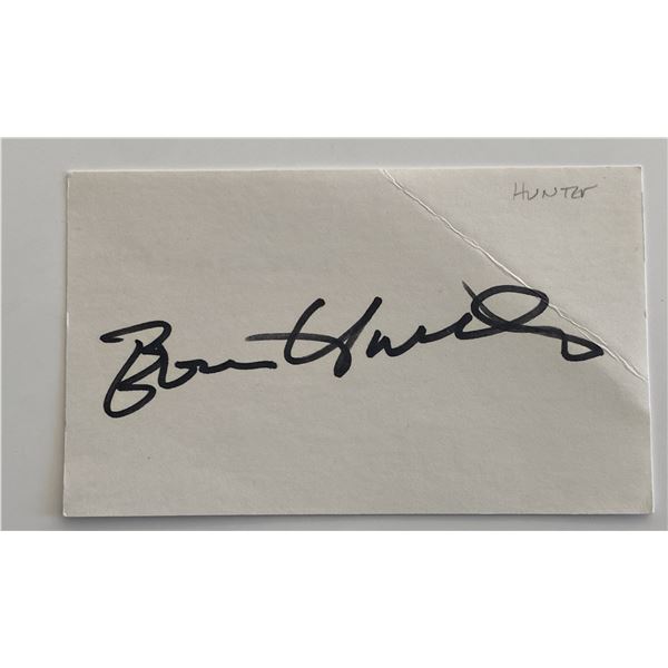 Author Evan Hunter original signature