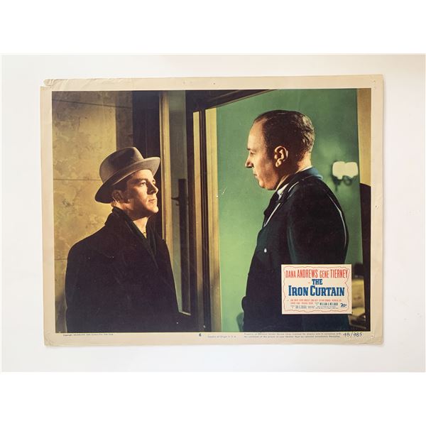 The Iron Curtain original 1948 vintage lobby card