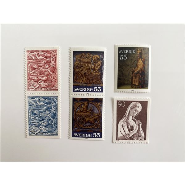 Sweden set of 6 stamps