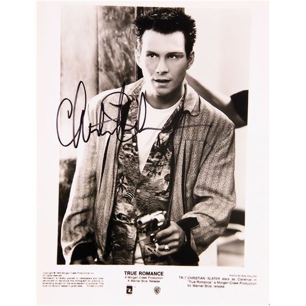 Christian Slater signed photo