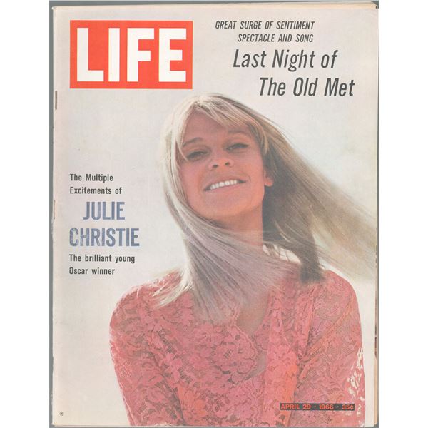 Julie Christie Life Magazine. April 29, 1966