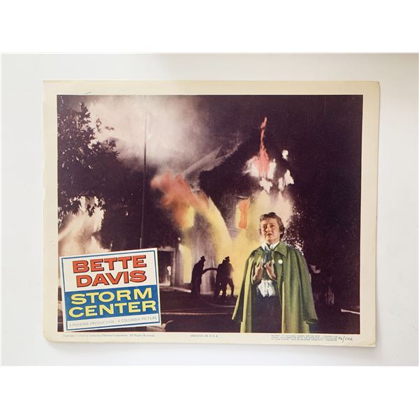 Storm Center original 1956 vintage lobby card