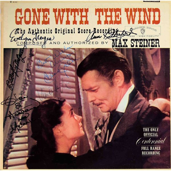 Gone With the Wind cast signed soundtrack album