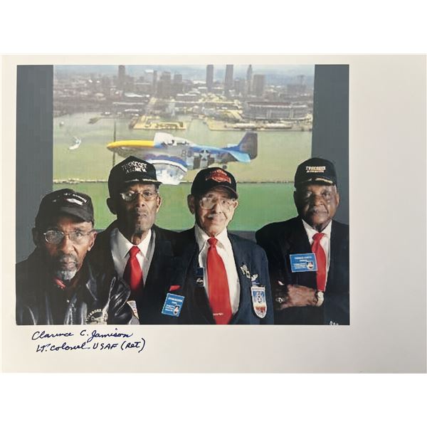USAF Clarence C. Jamison signed photo