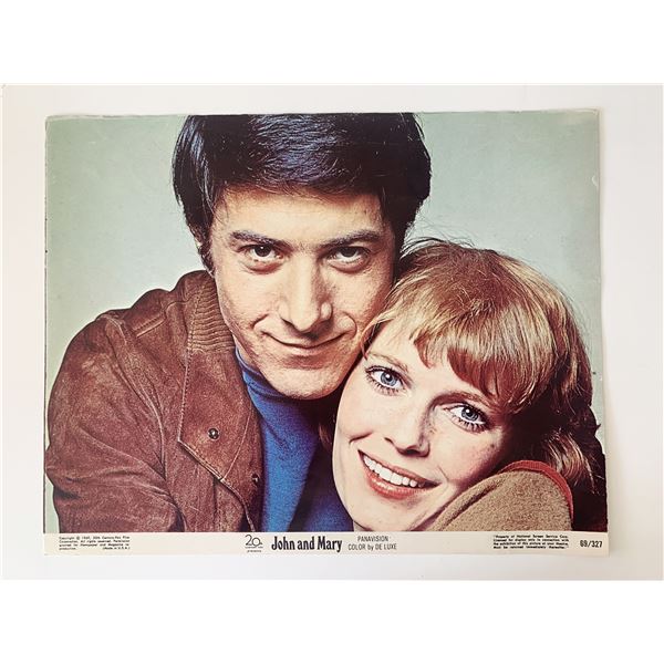 John and Mary original 1969 vintage lobby card