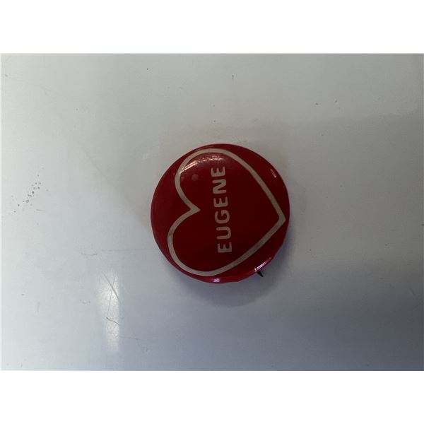 Eugene Presidential campaign pin