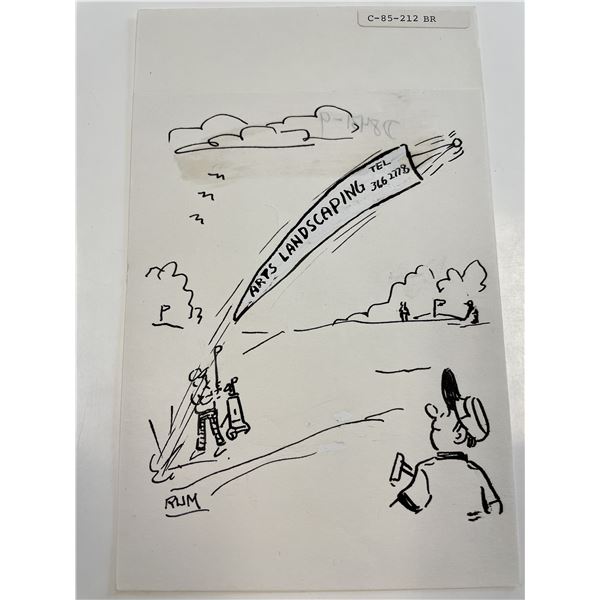 Frank Brummer Original Cartoon