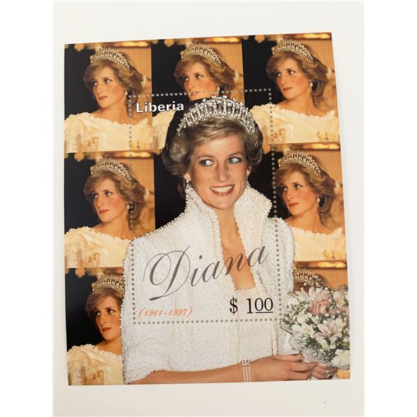Liberia Diana Princess of Wales commemorative stamp