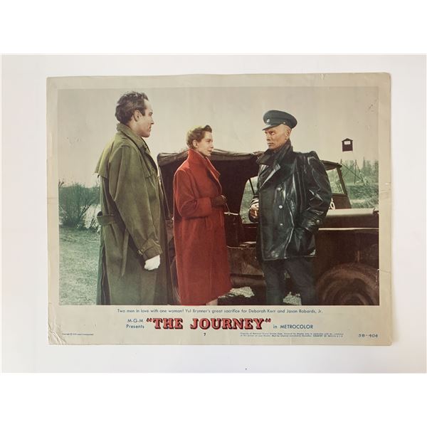 The Journey original 1958 vintage lobby card