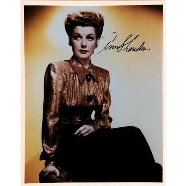Ann Sheridan signed portrait photo