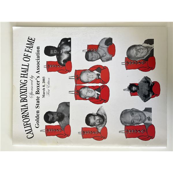 California Boxing Hall of Fame magazine