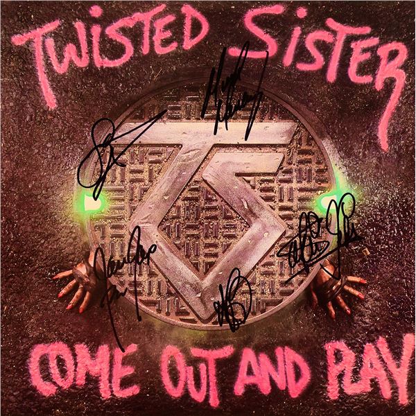 Twisted Sister signed Break Every Rule album