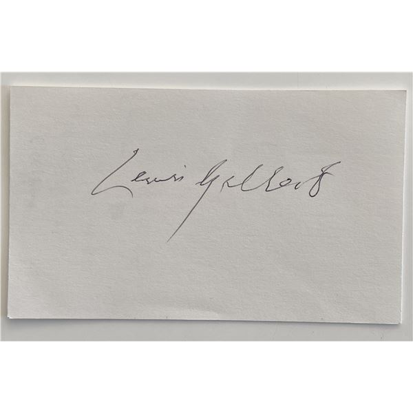Director Lewis Allen original signature