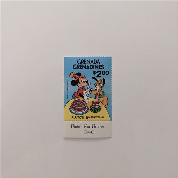 1981 Grenada  Pluto's 50th Anniversary Stamp