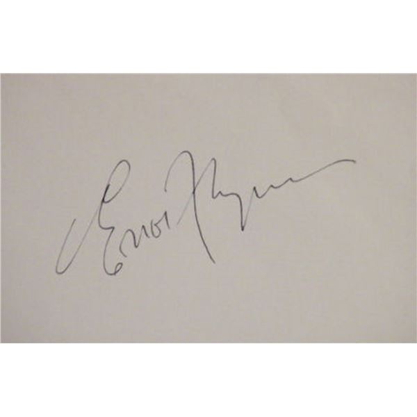 Errol Flynn signature slip