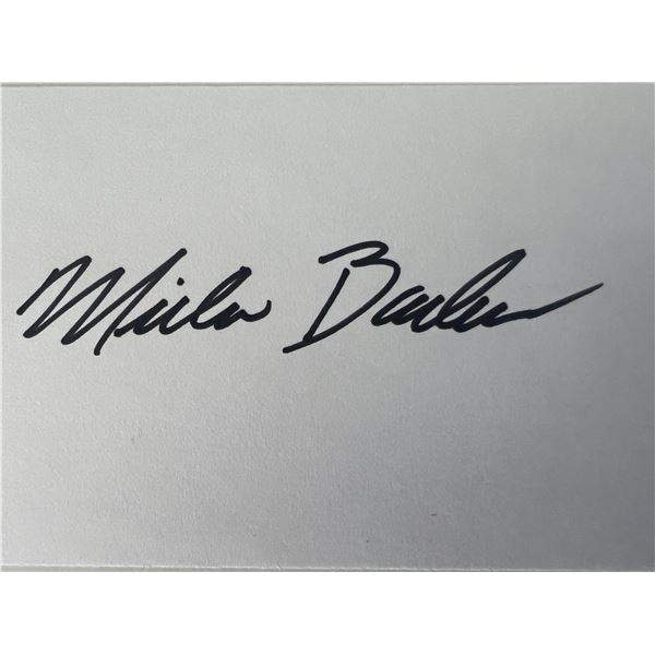 Professional golfer Miller Barber original signature