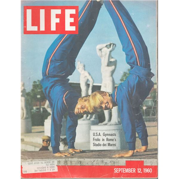 US Gymnasts Life Magazine. September 12, 1960