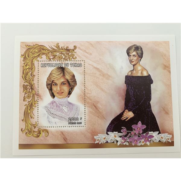 Republique Du Tchad Princess Diana commemorative stamp