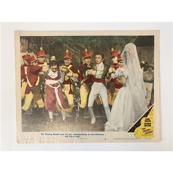 The Kissing Bandit original 1948 vintage lobby card