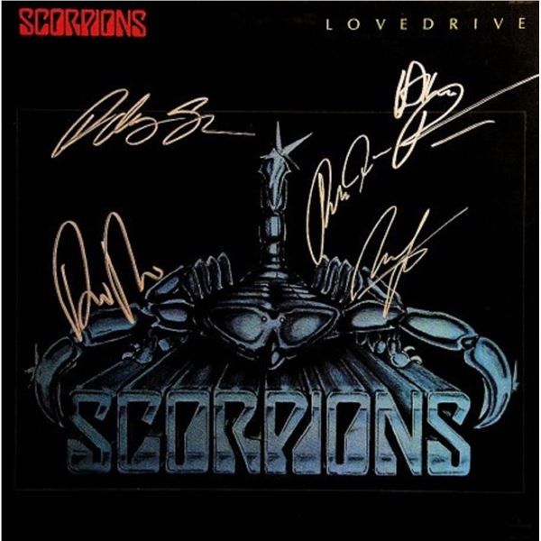 Scorpions signed "Lovedrive" album