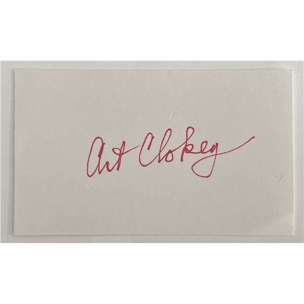 Art Clokey original signature