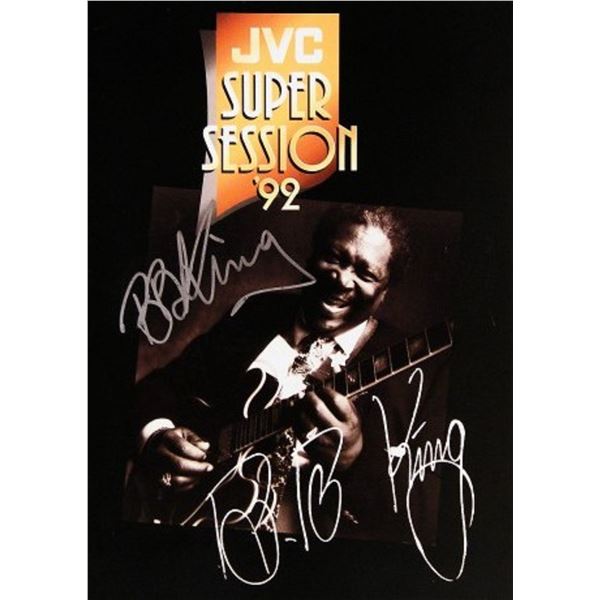 B.B. King signed tour book