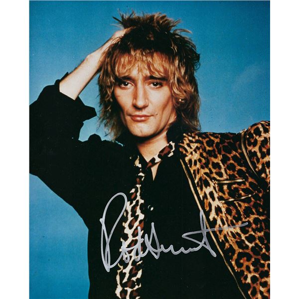 Rod Stewart signed photo