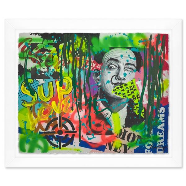 Nastya Rovenskaya "SUP" Original Mixed Media on Paper