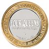 Image 2 : .999 Silver Four Queens Casino Hotel Las Vegas $10 Limited Edition Gaming Token